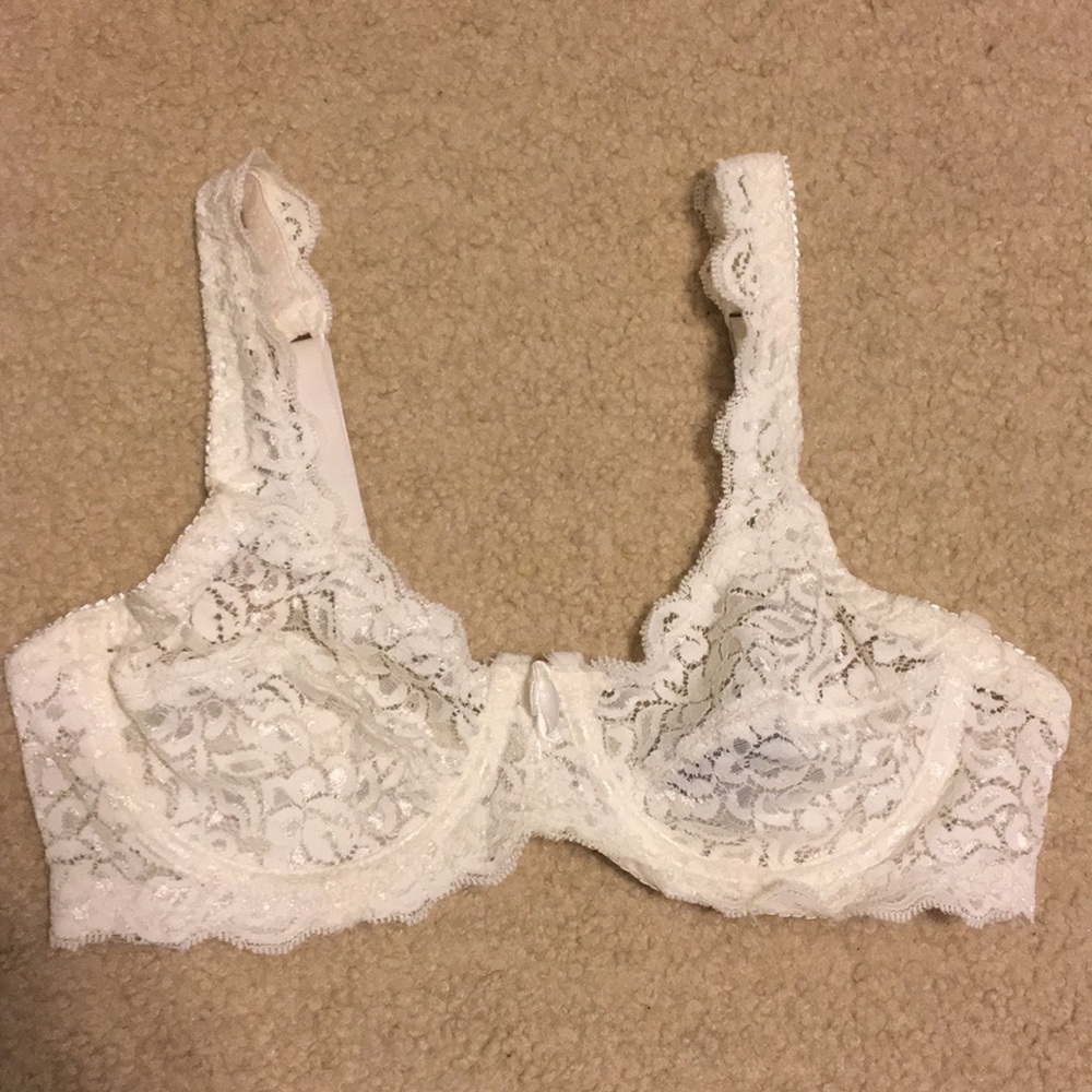 White bralette